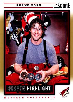 #40 Shane Doan - Phoenix Coyotes - 2012-13 Score - Gold Rush Hockey