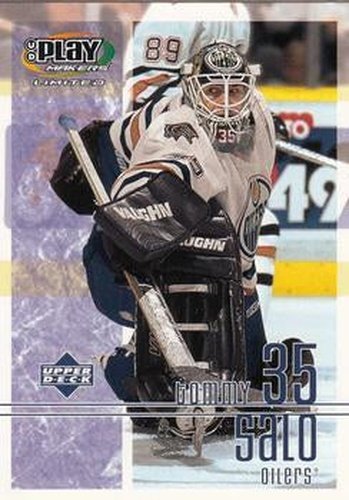 #40 Tommy Salo - Edmonton Oilers - 2001-02 Upper Deck Playmakers Hockey