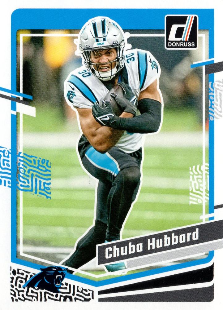 #40 Chuba Hubbard - Carolina Panthers - 2023 Donruss Football