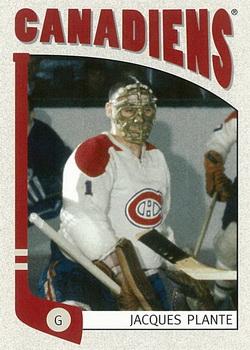 #40 Jacques Plante - Montreal Canadiens - 2004-05 In The Game Franchises Canadian Hockey