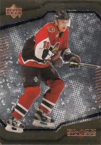 #40 Marian Hossa - Ottawa Senators - 2000-01 Upper Deck Black Diamond Hockey