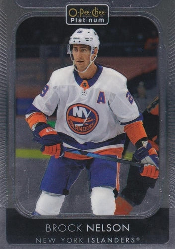 #40 Brock Nelson - New York Islanders - 2021-22 O-Pee-Chee Platinum Hockey