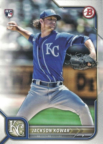 #40 Jackson Kowar - Kansas City Royals - 2022 Bowman Baseball