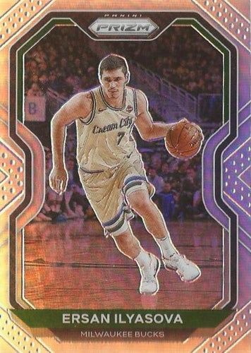 #40 Ersan Ilyasova - Milwaukee Bucks - 2020-21 Panini Prizm - Silver Prizms Basketball