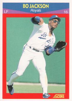 #40 Bo Jackson - Kansas City Royals - 1990 Score 100 Superstars Baseball