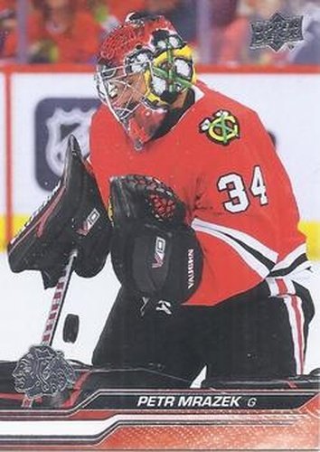 #40 Petr Mrazek - Chicago Blackhawks - 2023-24 Upper Deck Hockey