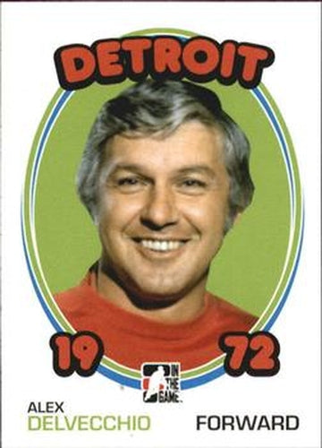 #40 Alex Delvecchio - Detroit Red Wings - 2009-10 In The Game 1972 The Year In Hockey