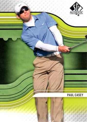 #40 Paul Casey - 2012 SP Authentic Golf