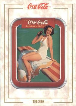 #40 Spanish Serving Tray - 1993 Collect-A-Card Coca-Cola Collection Series 1
