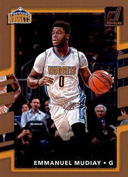 #40 Emmanuel Mudiay - Denver Nuggets - 2017-18 Donruss Basketball