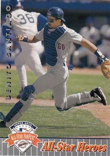 #40 Benito Santiago - San Diego Padres - 1992 Upper Deck All-Star FanFest Baseball