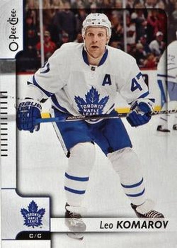 #40 Leo Komarov - Toronto Maple Leafs - 2017-18 O-Pee-Chee Hockey