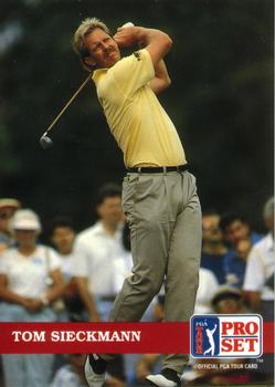 #40 Tom Sieckmann - 1992 Pro Set PGA Tour Golf