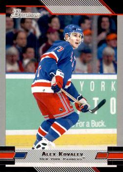 #40 Alex Kovalev - New York Rangers - 2003-04 Bowman Draft Picks and Prospects Hockey