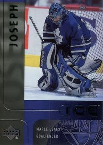 #40 Curtis Joseph - Toronto Maple Leafs - 2001-02 Upper Deck Ice Hockey