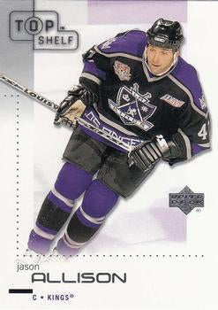 #40 Jason Allison - Los Angeles Kings - 2002-03 Upper Deck Top Shelf Hockey