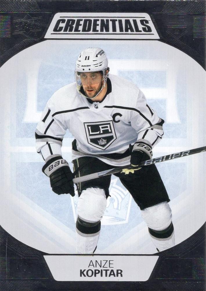 #40 Anze Kopitar - Los Angeles Kings - 2022-23 Upper Deck Credentials Hockey