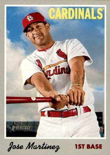 #40 Jose Martinez - St. Louis Cardinals - 2019 Topps Heritage Baseball