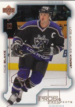 #40 Rob Blake - Los Angeles Kings - 2000-01 Upper Deck Pros & Prospects Hockey