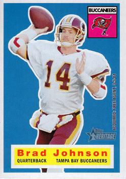 #40 Brad Johnson - Tampa Bay Buccaneers - 2001 Topps Heritage Football