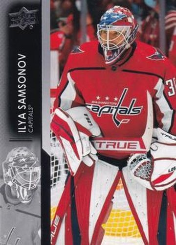 #440 Ilya Samsonov - Washington Capitals - 2021-22 Upper Deck Hockey