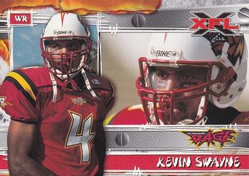 #40 Kevin Swayne - Orlando Rage - 2001 Topps XFL Football