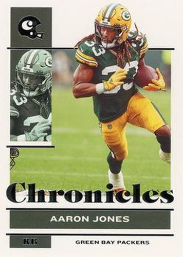 #40 Aaron Jones - Green Bay Packers - 2021 Panini Chronicles Football