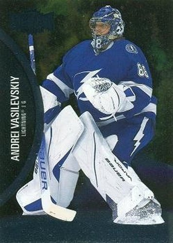 #40 Andrei Vasilevskiy - Tampa Bay Lightning - 2021-22 Skybox Metal Universe Hockey