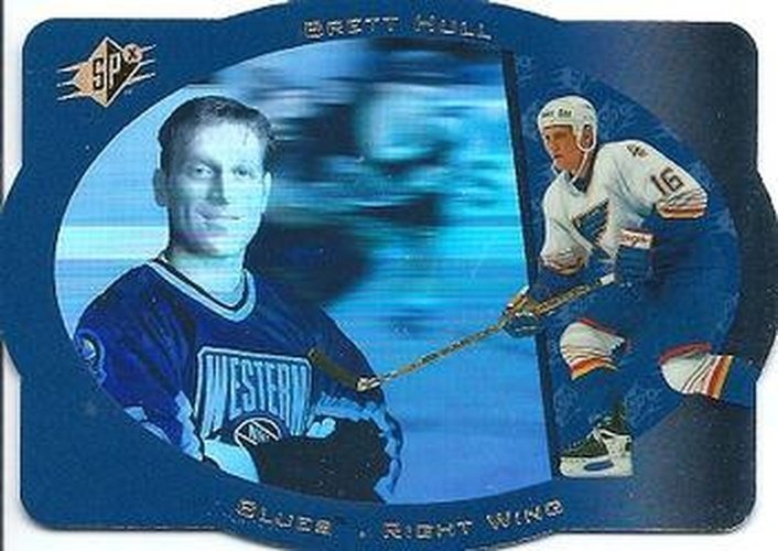 #40 Brett Hull - St. Louis Blues - 1996-97 SPx Hockey