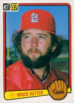 #40 Bruce Sutter - St. Louis Cardinals - 1983 Donruss Baseball