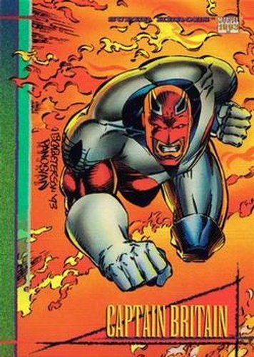 #40 Captain Britain - 1993 SkyBox Marvel Universe