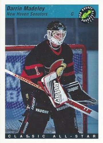 #40 Darrin Madeley - New Haven Senators - 1993 Classic Pro Prospects Hockey