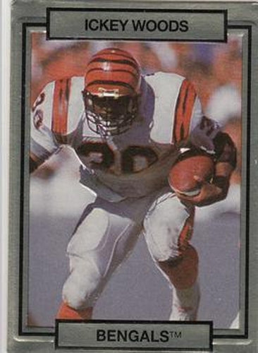 #40 Ickey Woods - Cincinnati Bengals - 1990 Action Packed Football