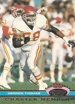 #NNO40a Derrick Thomas - Kansas City Chiefs - 1991 Stadium Club Charter Member