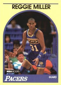 #40 Reggie Miller - Indiana Pacers - 1989-90 Hoops Superstars Basketball