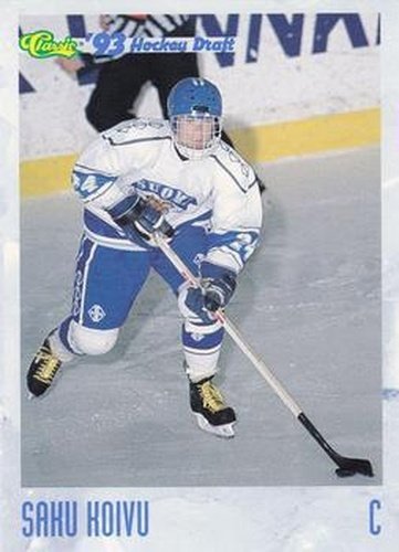 #40 Saku Koivu - Finland - 1993 Classic '93 Hockey Draft Hockey