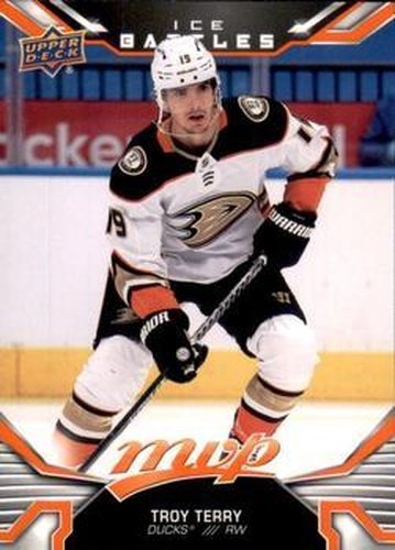 #40 Troy Terry - Anaheim Ducks - 2022-23 Upper Deck MVP - Ice Battles Hockey