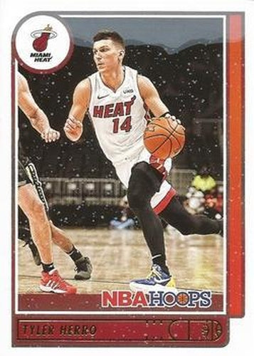 #40 Tyler Herro - Miami Heat - 2021-22 Hoops Winter Basketball