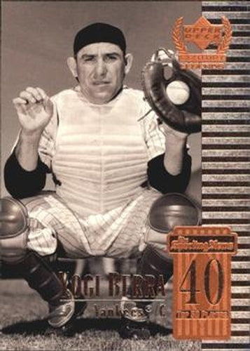 #40 Yogi Berra - New York Yankees - 1999 Upper Deck Century Legends Baseball