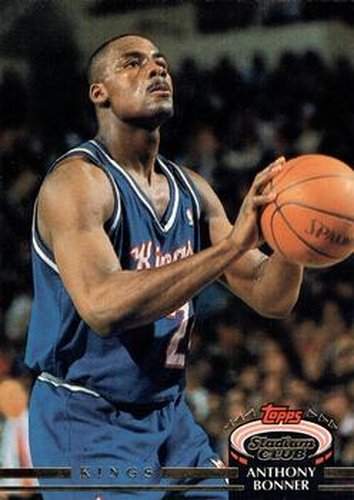 #40 Anthony Bonner - Sacramento Kings - 1992-93 Stadium Club Basketball