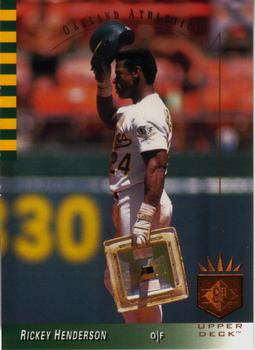 #40 Rickey Henderson - Oakland Athletics - 1993 SP Baseball