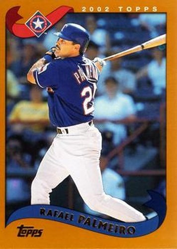 #40 Rafael Palmeiro - Texas Rangers - 2002 Topps Baseball