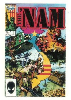 #40 The Nam - 1991 Comic Images Marvel Comics First Covers II