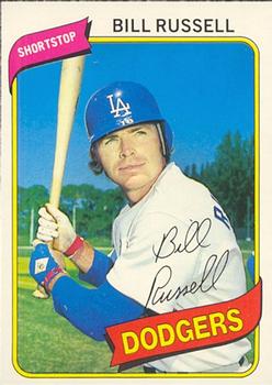 #40 Bill Russell - Los Angeles Dodgers - 1980 O-Pee-Chee Baseball