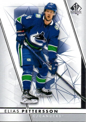 #40 Elias Pettersson - Vancouver Canucks - 2022-23 SP Authentic Hockey