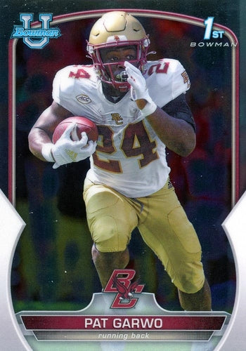 #40 Pat Garwo - Boston College Eagles - 2022 Bowman Chrome University Football