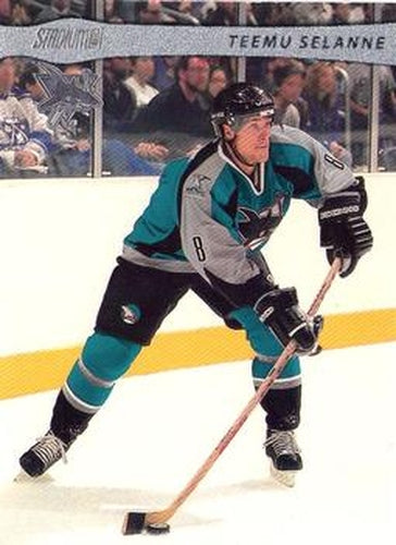 #40 Teemu Selanne - San Jose Sharks - 2001-02 Stadium Club Hockey