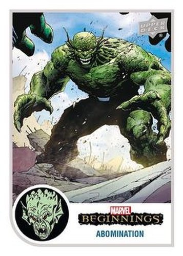 #40 Abomination - 2022 Upper Deck Marvel Beginnings