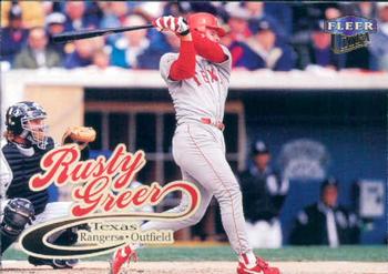 #40 Rusty Greer - Texas Rangers - 1999 Ultra Baseball
