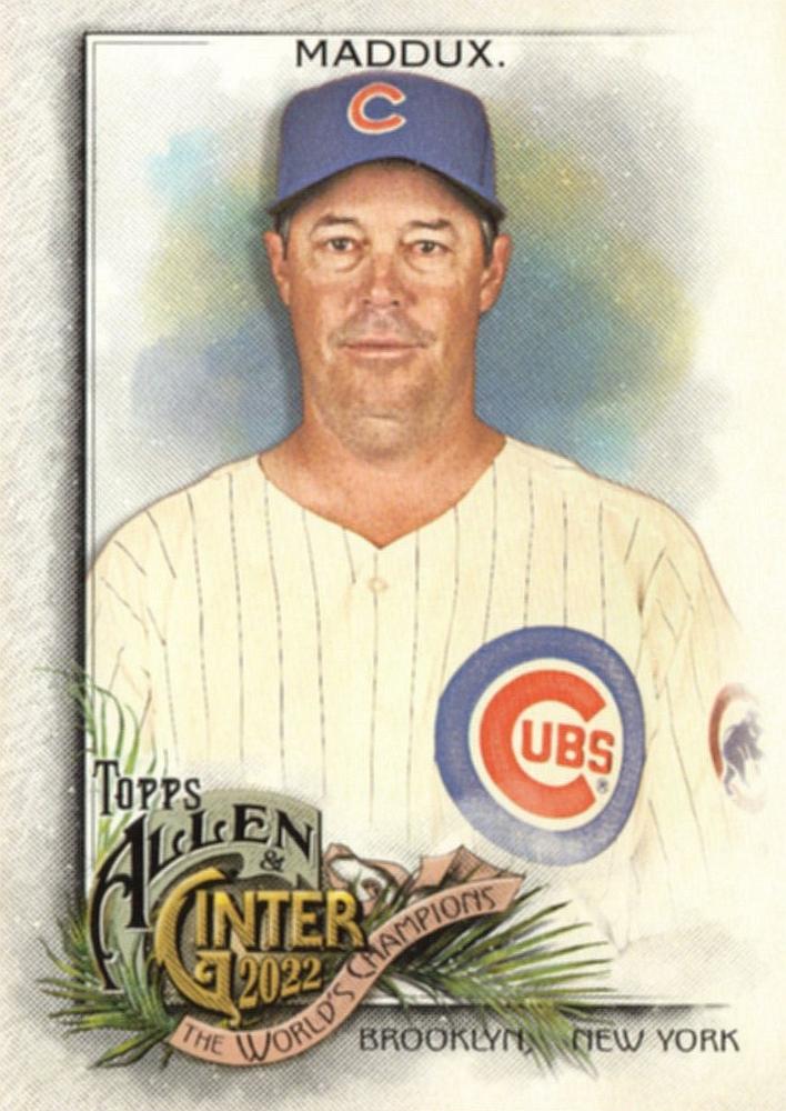 #40 Greg Maddux - Chicago Cubs - 2022 Topps Allen & Ginter Baseball